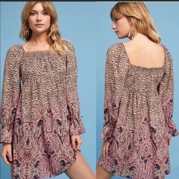 Maeve Dresses & Skirts - Anthropologie Maeve boho babydoll tunic dress